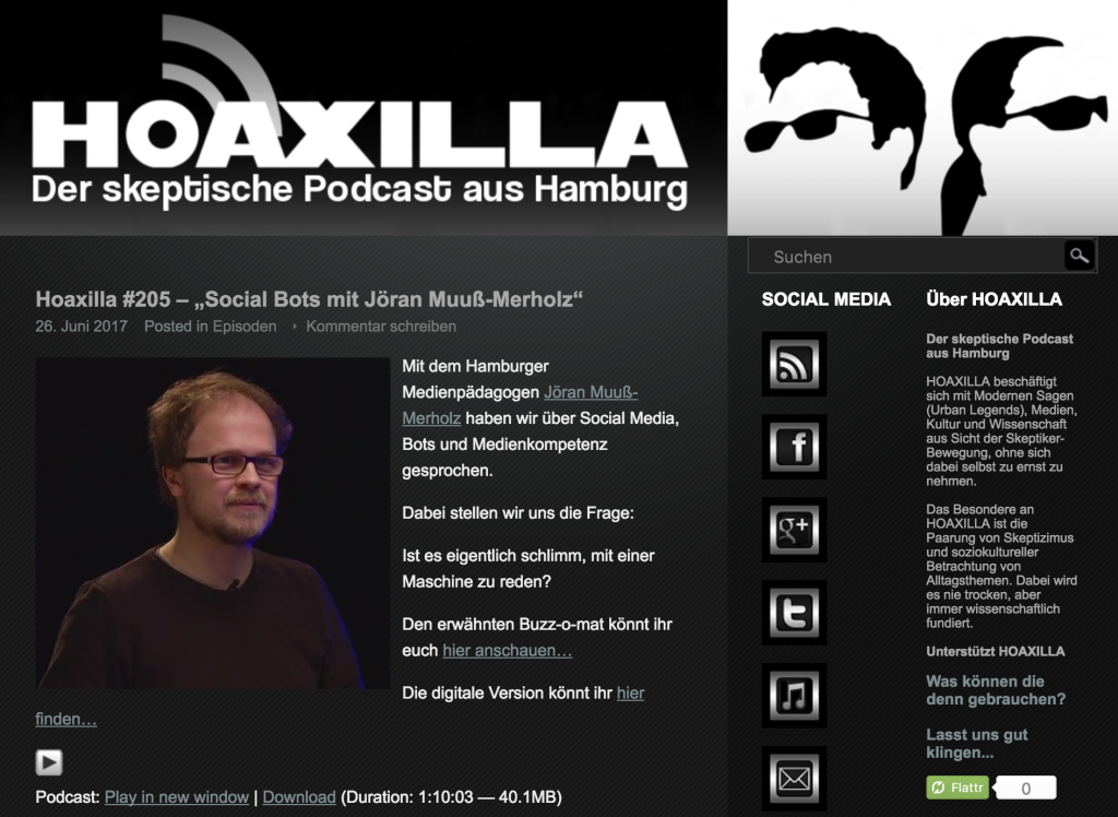 Screenshot von https://www.hoaxilla.com/hoaxilla-205-social-bots-mit-joeran-muuss-merholz/